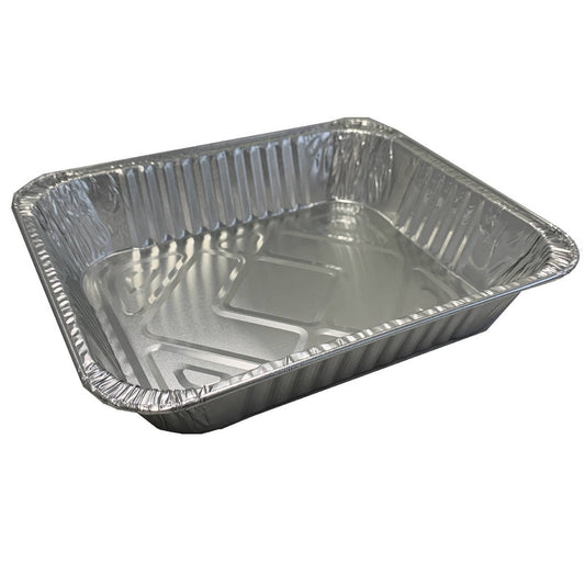 Jumbuck Rectangular Foil Trays - 20 Pack - 262mm x 140mm x 320mm - Durable, Lightweight – view 2