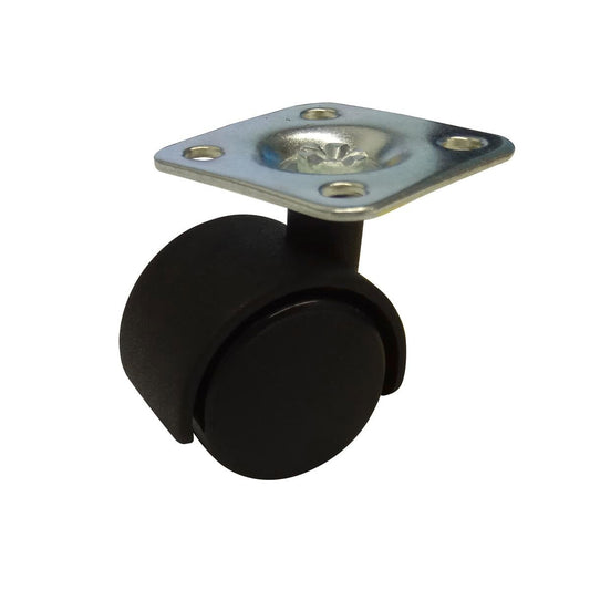 Move It Hooded Plate Furniture Castor 30mm Nylon 2 Pack Durable - Auzzistore