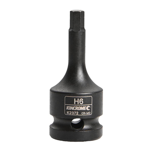 Kincrome Hex Impact Socket - 6mm x 60mm - Chrome Molybdenum - Rust Resistant - Auzzistore