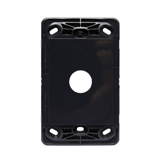 HPM Vivo Grey 1 Gang Wall Switch Grid Plate 118mm x 85mm - Easy Installation