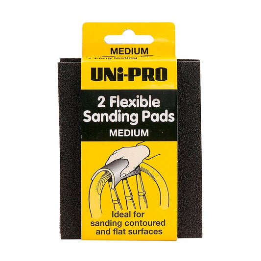 Uni Pro Medium Sanding Pad - 145mm Foam - Long Lasting - Washable - Auzzistore