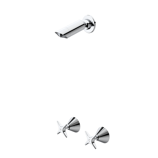 Caroma Elegance II Shower Set - 9L/min - Chrome - WELS 3 Star - 150mm x 75mm x 150mm