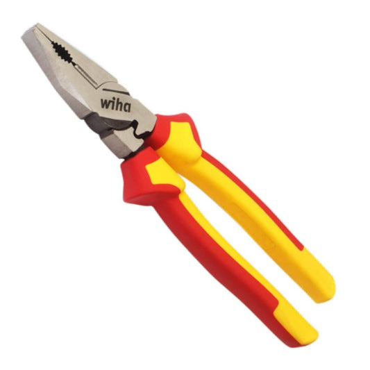 Wiha Pliers 220mm Combination 1000V Insulated High Quality Steel Comfort - Auzzistore
