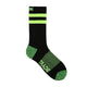Tradie Men’s Fluro Ribbed Cotton Crew Socks 3 Pack Size 7-10 - Multi - Durable Comfort