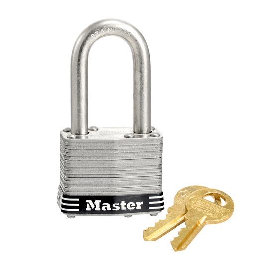 Master Lock 44mm Stainless Steel Padlock Laminated Weather Resistant - Auzzistore