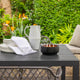 Santalum Estate Sandalwood Citronella Candle - Black Ceramic - 180mm x 90mm - Mosquito Repellent