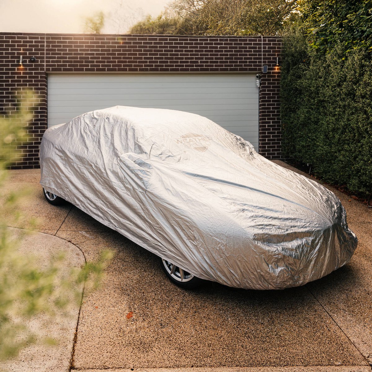 Weathershield Outdoor Sedan Car Cover - 1500mm x 4900mm - Silver - Wea ...