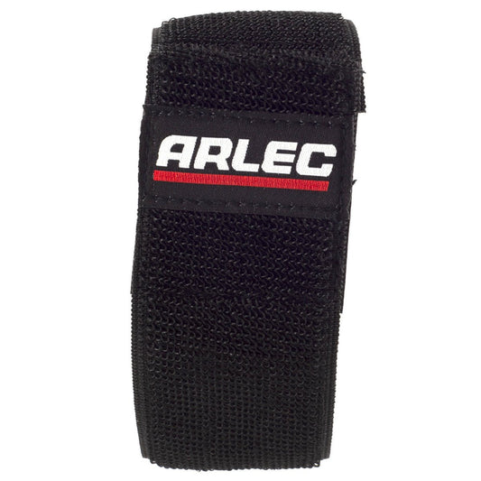 Arlec Charger Cable Strap Pack of 4 - 400mm x 50mm x 10mm - Black - Durable Velcro - Auzzistore