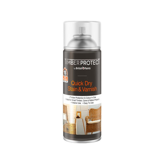Timber Protect 300g Quick Dry Interior Stain and Varnish 0.3L - Jarrah - Waterproof, UV Resistant - Auzzistore