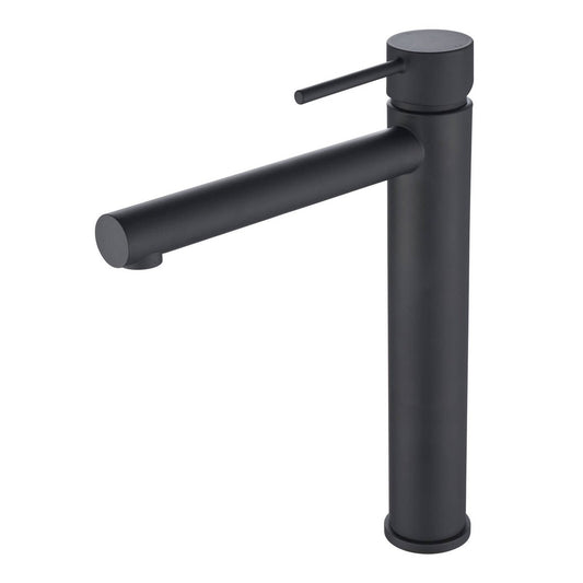 Mondella 35mm Black Matte Vessel Basin Mixer - Durable - Easy Installation