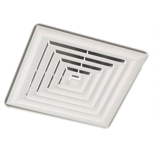 Bradford Whirlymate Ceiling Grille Vent 352mm ABS Polymer White - Auzzistore