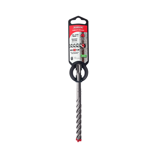 Diablo Rebar Demon SDS-Plus Hammer Drill Bit 12 x 165mm - Dura-Carbide™ - Auzzistore