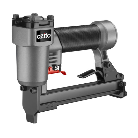 Ozito 80 Series Renovator Air Tool Stapler Kit - 200 Staples - 308mm x 215mm - Grey - Lightweight Design - Lock-off Trigger – view 2 - Auzzistore