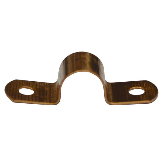 Kinetic 8mm Copper Pipe Saddle Clips - Pack of 10 - Durable Copper - Auzzistore