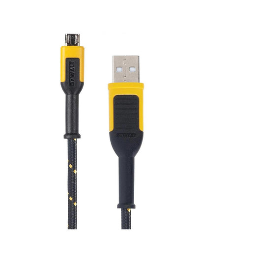 Dewalt 1.8m Micro USB to USB Charging Cable - Kevlar Reinforced, Durable