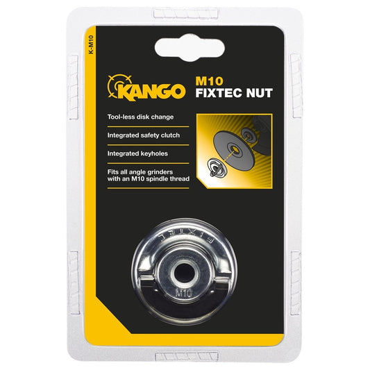Kango M10 Fixtec Nut - Steel - Easy Removal - User Safety - Auzzistore