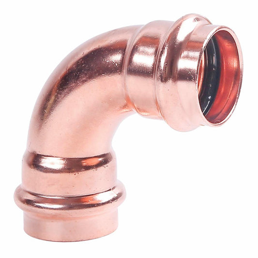 SmarteX-PRESS Elbow - 20mm - Copper - Flame-Free Installation - Auzzistore