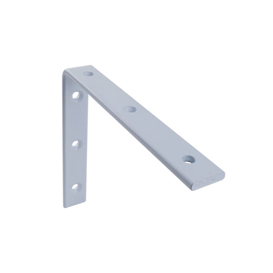 Carinya White Angle Bracket 175x150mm Stainless Steel Heavy-Duty - Auzzistore
