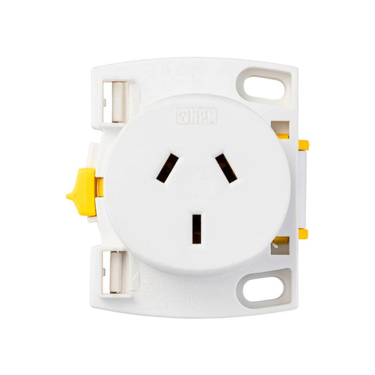 Hpm Quick Connect Plug Base - 10A - Plastic - Compact Size - Auzzistore
