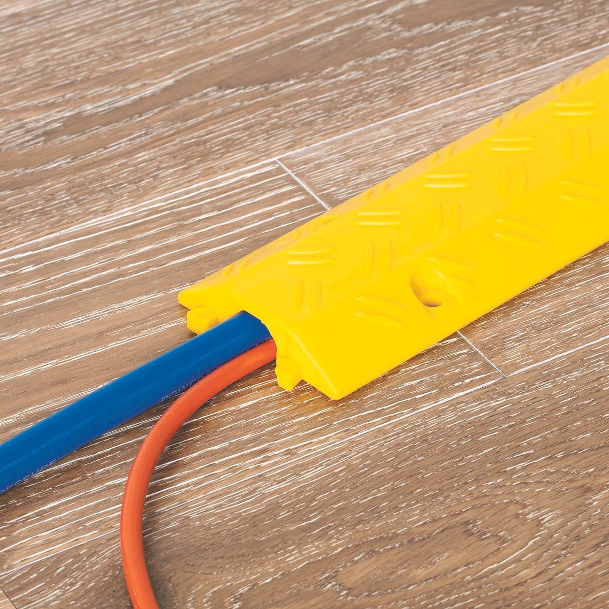 Stahl Heavy Duty Cable Cover 100mmx1m Pu Rubber Flexible Safety