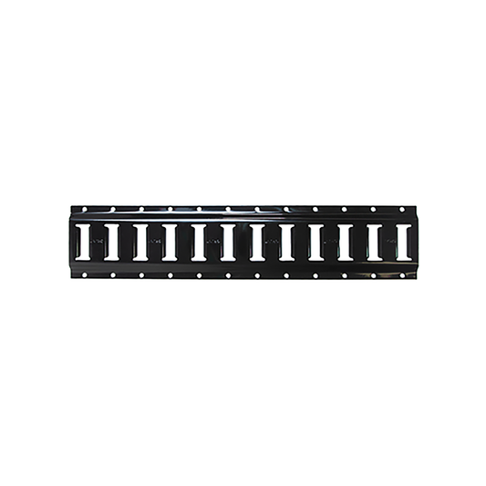 Grunt E Track Horizontal 60cm - Black - Galvanised Steel - Cargo Securing Solution - Auzzistore