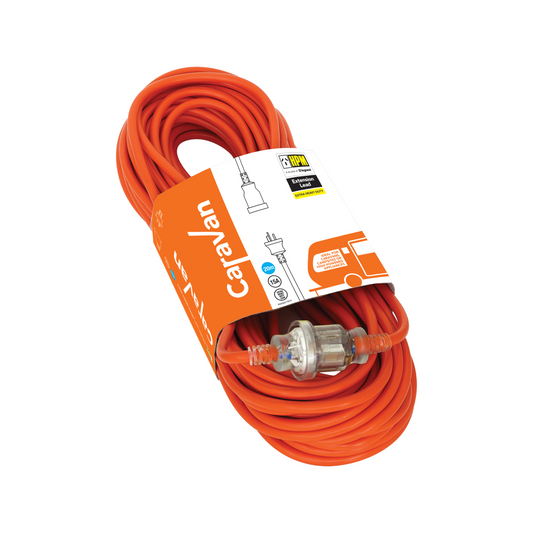 Hpm 15a 3 Core 1 5mm 20m Extra Heavy Duty Caravan Extension Lead - Auzzistore