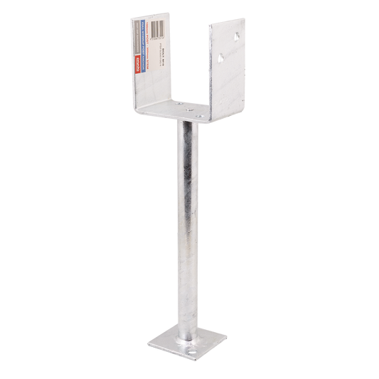 Pryda Full Stirrup Post Anchor - 300x100mm - Hot Dip Galvanised Steel - Auzzistore