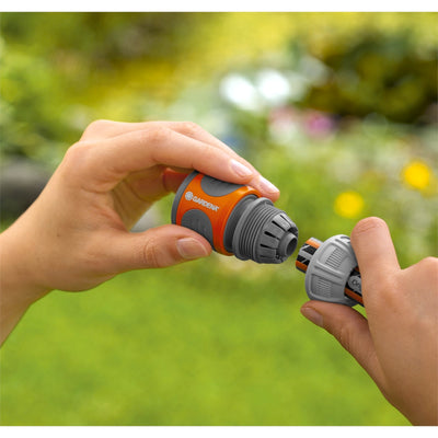 Gardena Hose Connector 13mm Plastic Soft Grip Durable Design
