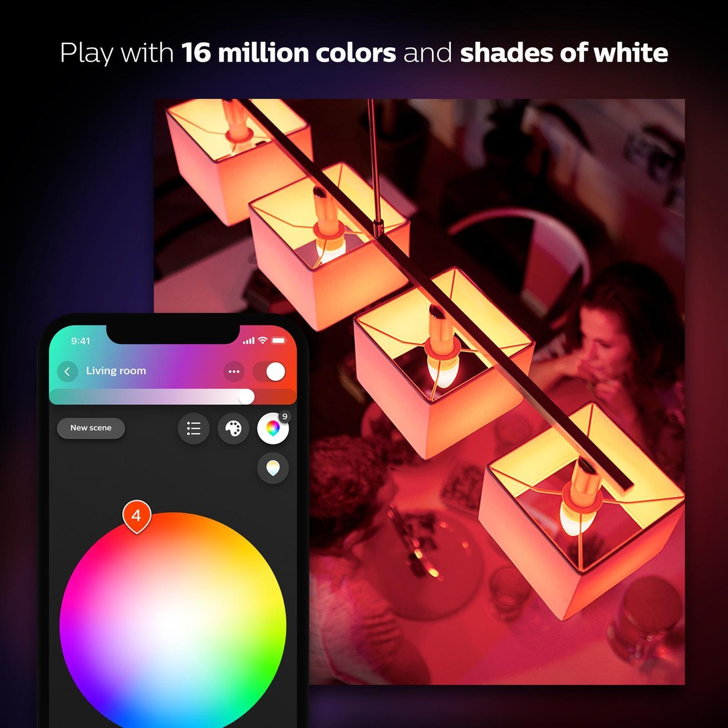 Philips Hue P45 E14 LED 470lm Colour 6W Smart Candle