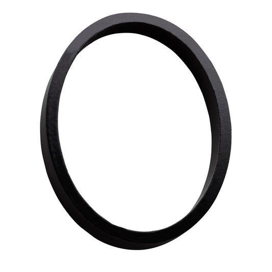 Sandleford 120mm Black Slimline House Number 0 - Steel
