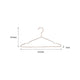 Practa Copper Metal Clothes Hangers 10 Pack - 420mm x 205mm - Durable & Space-Saving