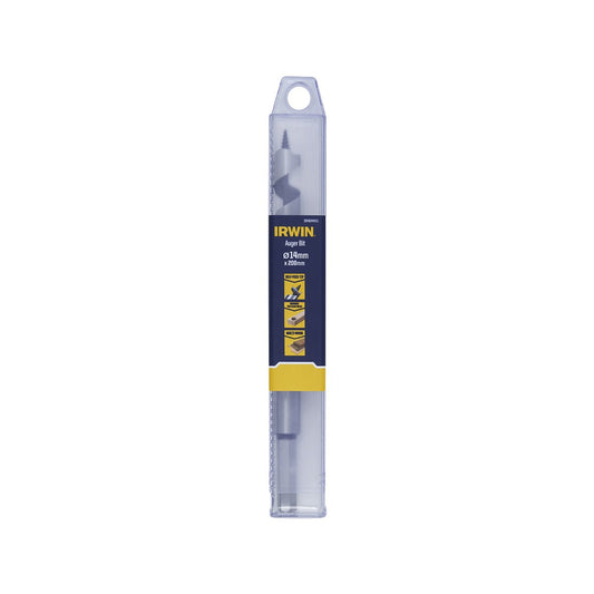 Irwin Auger Bit 14mm x 200mm - Durable Hardened Steel - Precision Drilling – view 2 - Auzzistore