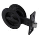 Gainsborough Circular Privacy Sliding Door Set - 70mm - Matt Black - Lockable