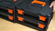 Tactix Modular Storage - 2 Piece - PP - Wall-Mountable, Stackable