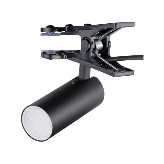 Verve Design Cody Clip Lamp 4.5W LED 145mm x 90mm x 130mm Black - Adjustable Shade