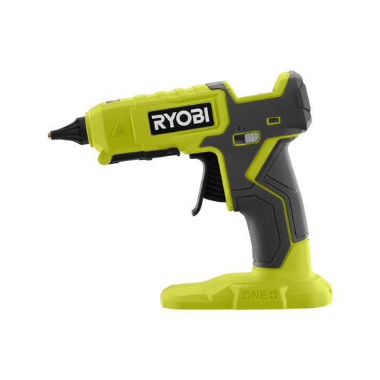 Ryobi 18V One Dual Temperature Glue Gun Tool Only - 11mm Glue Sticks - 3 Min Heat-Up