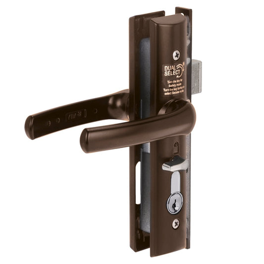 Yale Quattro Security Screen Door Lock - 32mm x 180mm x 39mm - Brown – view 2 - Auzzistore