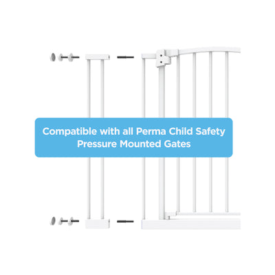 Perma Child Safety Gate Extension Pins - 2 Pack - Metal - Easy Install