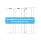 Perma Child Safety Gate Extension Pins - 2 Pack - Metal - Easy Install