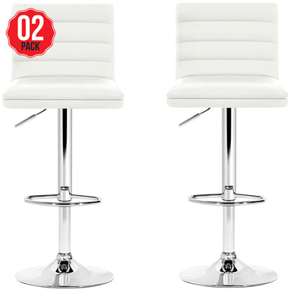 Artiss Arne Barstool White 2 Pack
