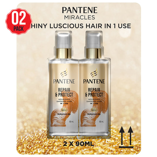Pantene Pro-V Miracle Hair Oil 2 x 90ml - Auzzistore