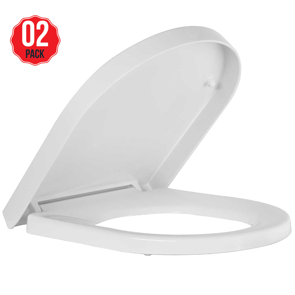 Presenza Heavy Duty Toilet Seat 2 Pack