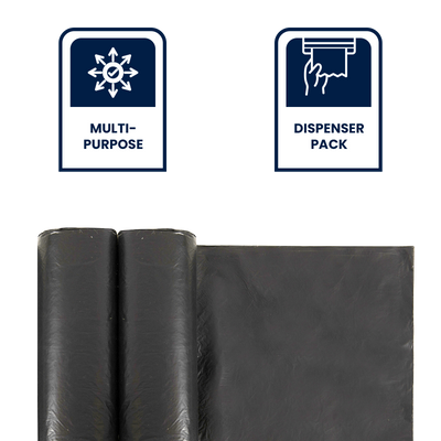 Grunt 240L Wheelie Bin Liners - 20 Pack - Plastic - Easy Tear - Durable