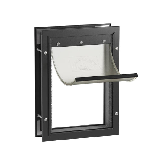 Hakuna Pets Pet Door - Medium 225mm x 305mm - Aluminium - Lockable - Auzzistore