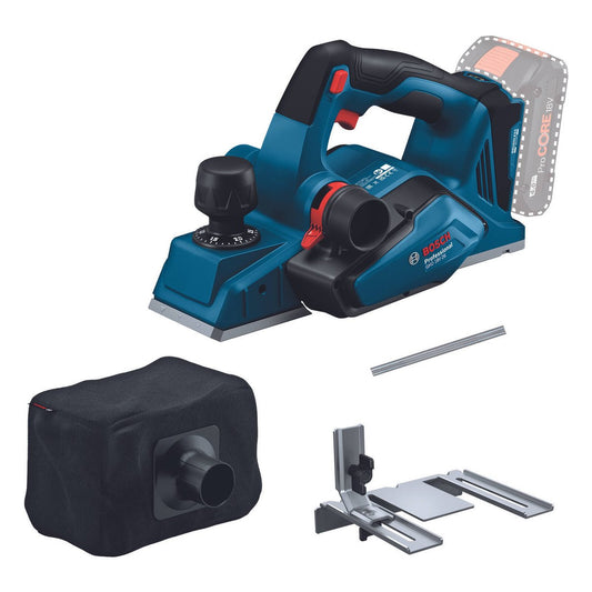 Bosch 18V Professional Planer Skin Only - 170mm x 205mm x 325mm - Precision Woodworking