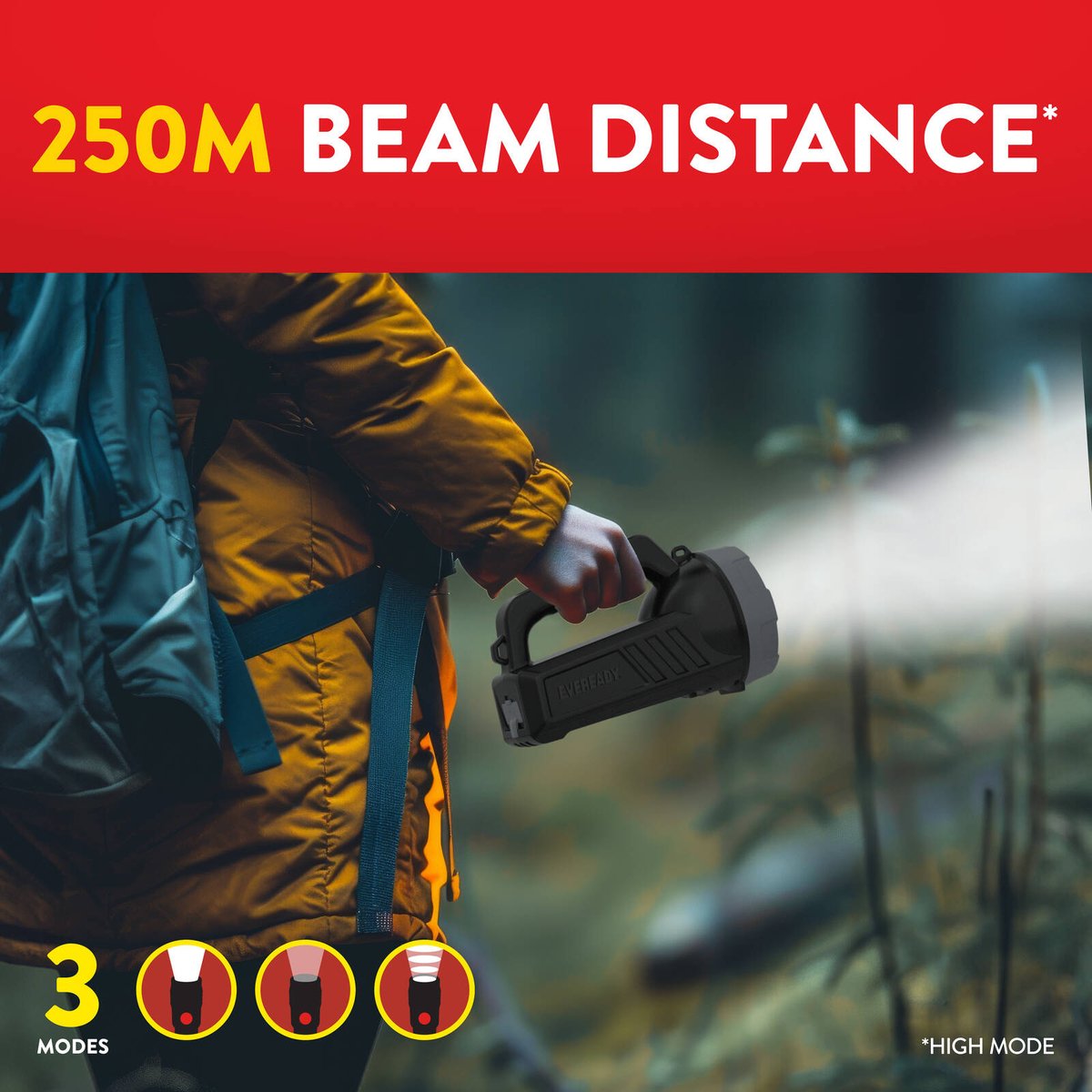 Eveready Hybrid Lantern 110 Lumen - Rechargeable Handheld - Compact Design