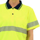 Citeco Womens Hi Vis Short Sleeve Polo 16 - Yellow - Reflective - Lightweight