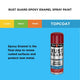 White Knight Rust Guard Epoxy Enamel Spray Paint 310g Flame Red Gloss