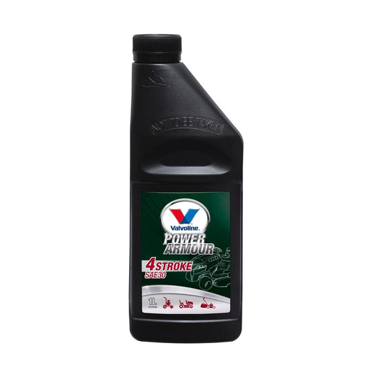 Valvoline Power Armour 4-Stroke Engine Oil SAE30 1L - API SG Petrol - High-Quality Lubrication