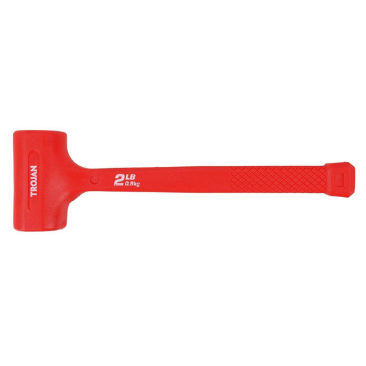 Trojan Deadblow Hammer - 32oz 2lb - Non-Marring - Durable Steel Handle - Auzzistore